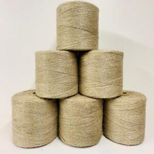 natural hemp flax ply twine bunch